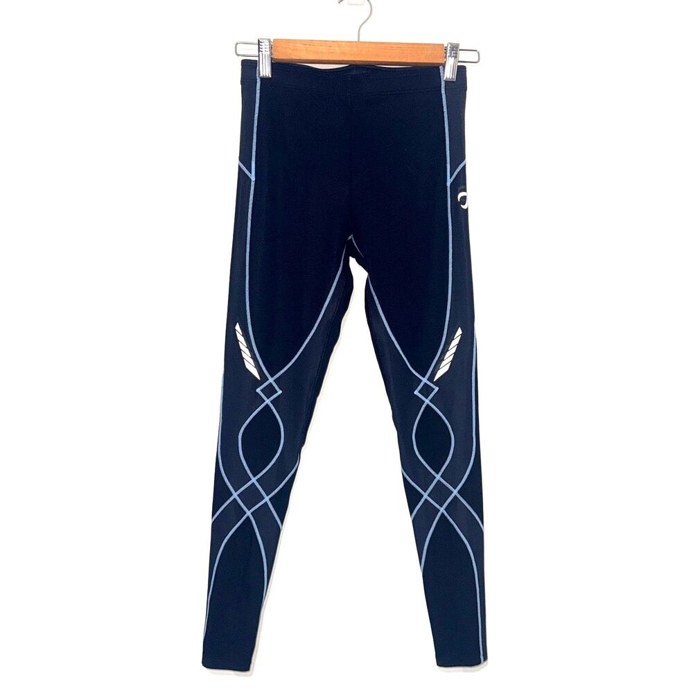 CW-X Women's Insulator Stabilyx 3/4 Joint Compression Tight - Black/Blue M